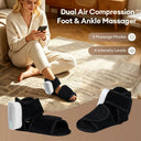 Electric Foot Ankle Air Compression Foot Massager Wireless Airbag Vibration Massager Portable Foot Care Support Belt