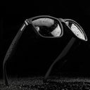 Unisex Vintage Polarized Square Sunglasses UV400 Protection