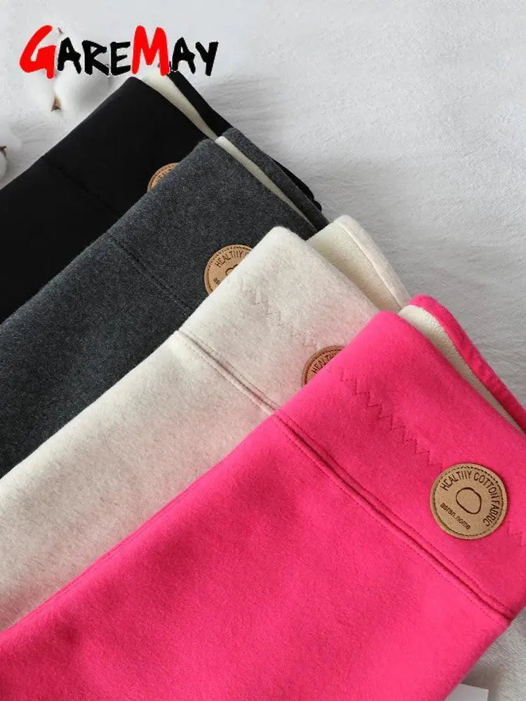 Cozy Winter Leggings Warm Fleece Lined Tights Winter Wear