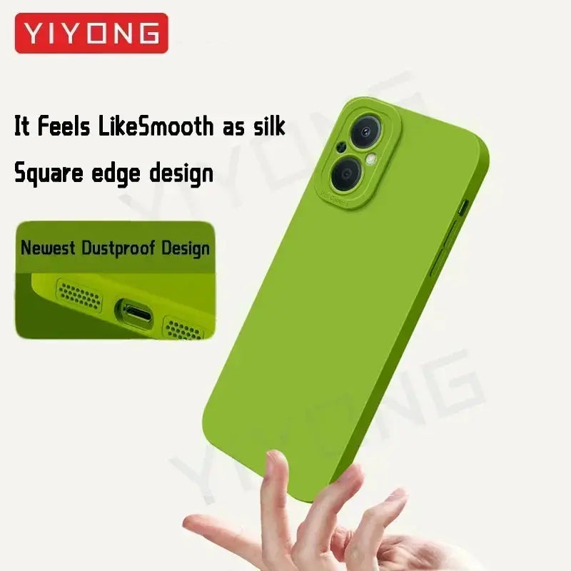Reno8 Lite Case Yiyong Soft Silicone Shockproof Cover