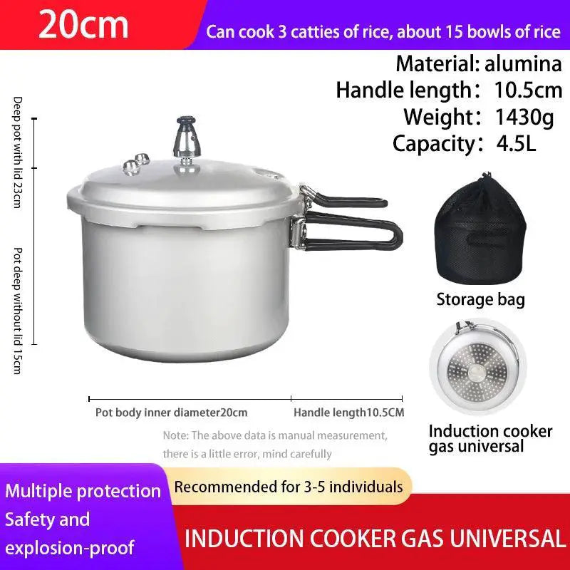 Portable Outdoor Pressure Cooker Folding Handle 2.2L