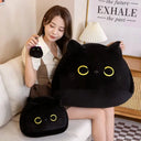 Cute Kawaii Black Cat Plush Keychain
