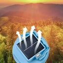 Portable Solar LED Camping Light with Magnetic Base and Quick Hook 3 Lighting Modes Suitable for Long-term Outdoor Camping Use