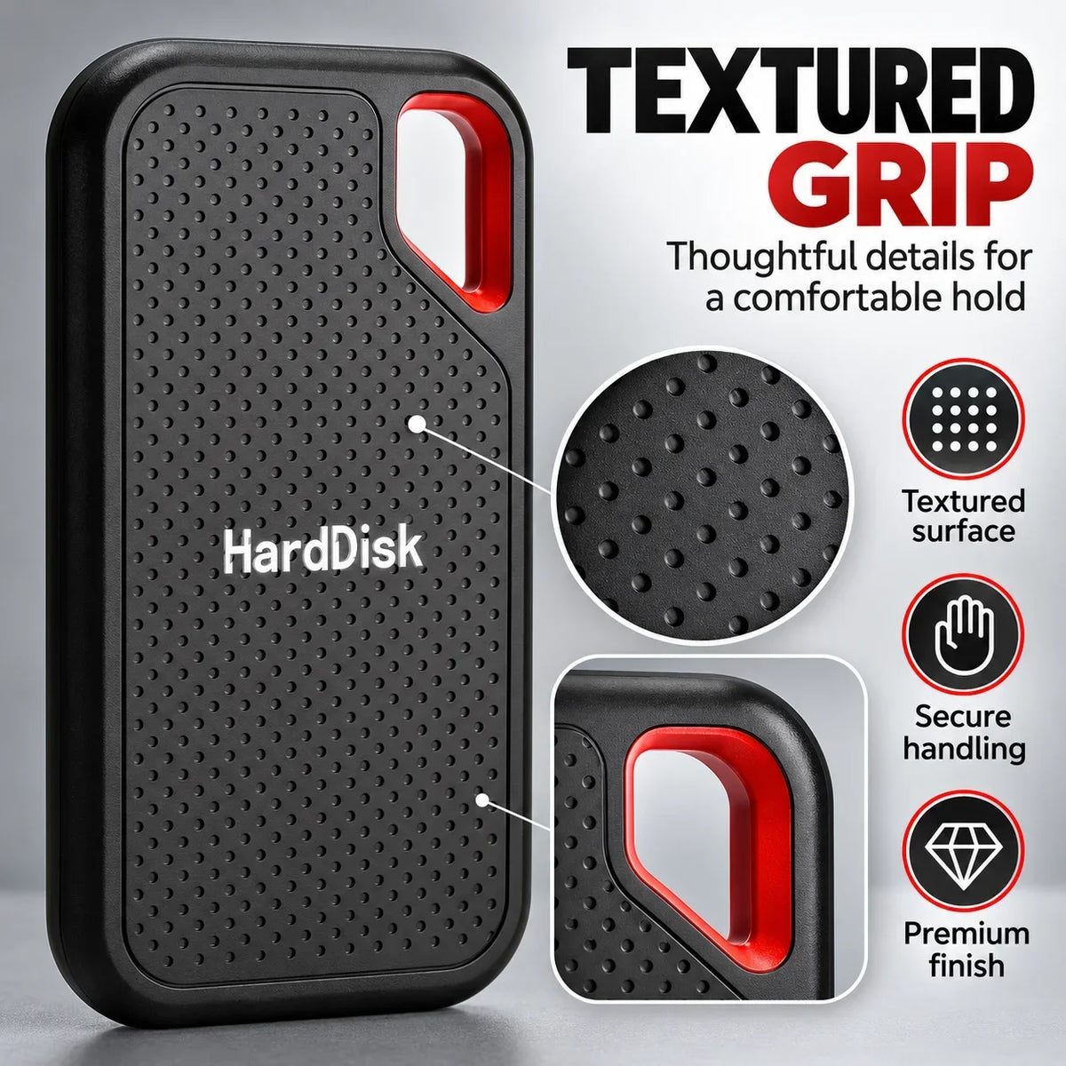 Portable Desktop External SSD Drive