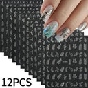 3D Gold Leaf Nail Art Stickers
