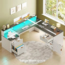 Wooden Office Desk With Drawers