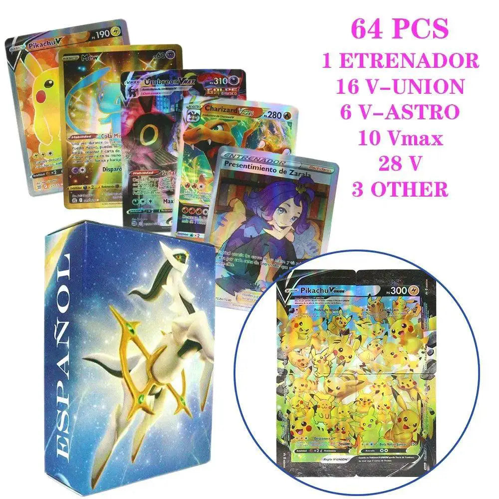 Pokemon Card Collection Box Vmax GX Charizard Pikachu Toys