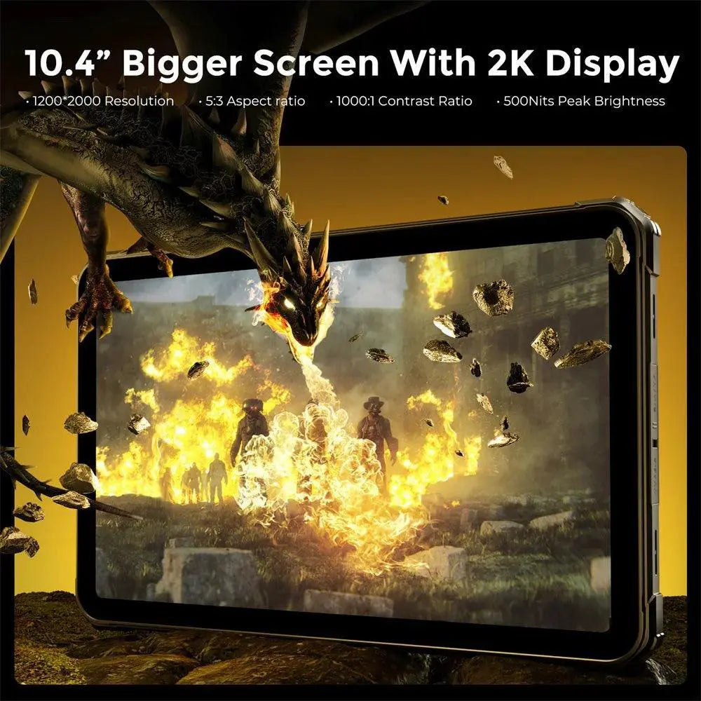 Fossibot DT2 Rugged 10.4 Inch 4G Tablet for Outdoor Use