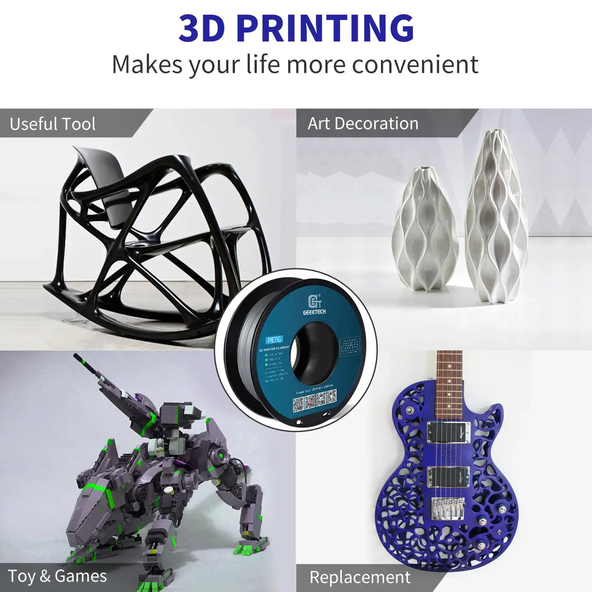 Geeetech Petg Filament Value Pack — product view 3