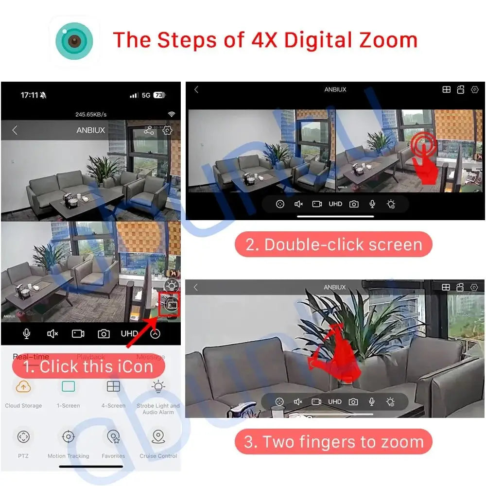 Dual Lens Solar Security Camera for Home — product view 13