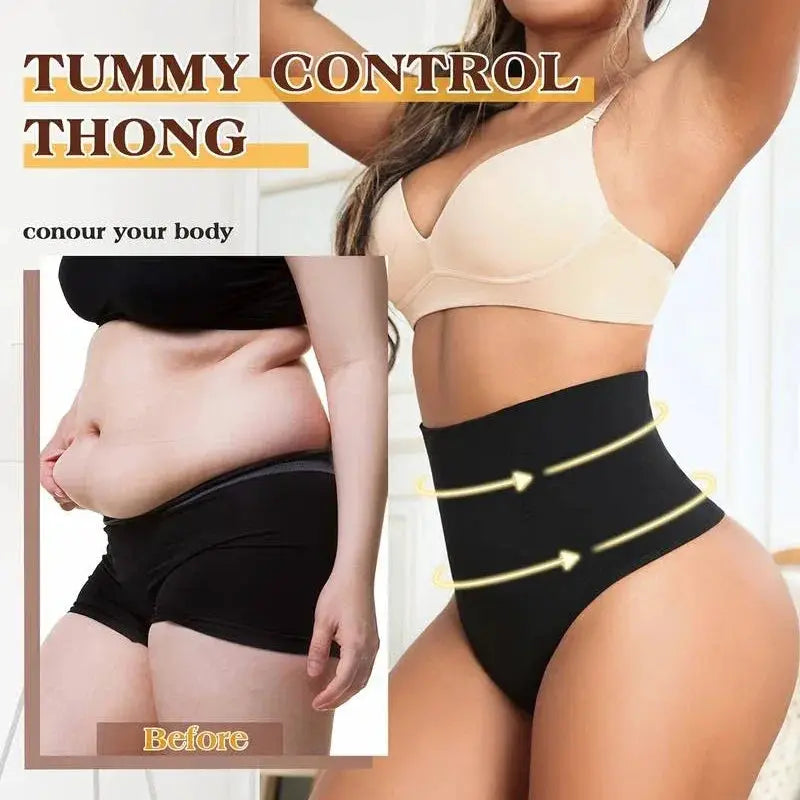 High Waist Tummy Control Seamless Panties For Women Large