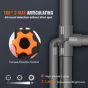 Flexible Borescope for Narrow Spaces
