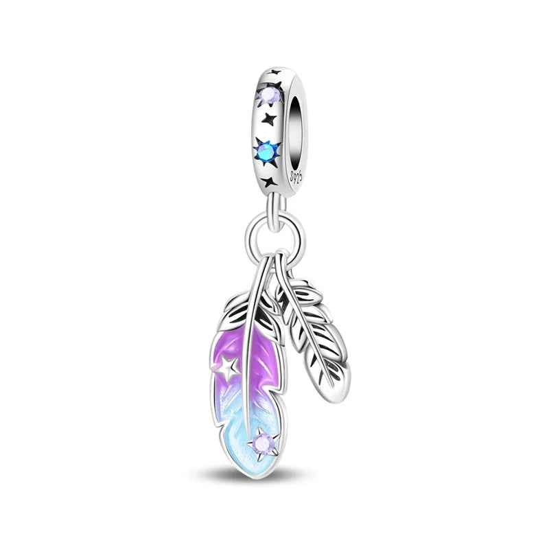 Sterling Silver Charm Beads Mask