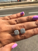 14K Gold Peridot Diamond Stud Earrings for Women Fine Jewelry