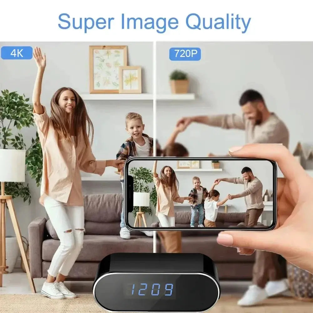 New 4KHD Mini WiFi Camera for Improved Clarity, Infrared Night Vision, Remote Viewing, Motion Detection, Wireless Mini Camera by stepyours.com