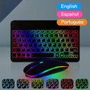 Backlit Bluetooth Keyboard & Mouse Combo for Efficiency