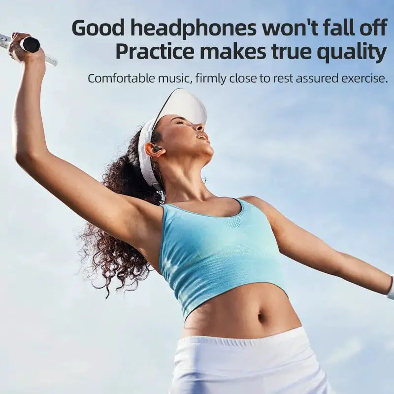 Original SP16 Sports Wireless Earphones over Ear Buds with Earhooks True Wireless Running In-Ear Headphones With Mic Otemkay