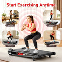 AKLUER Under Desk Treadmill Walking Pad 3 In 1 Vibration Remote