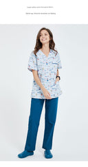 Annuo Printed Nurse Doctor's Pediatric Comfortable Clothes