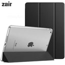 iPad Stylish Flip Smart Cover with Tempered Glass Protection