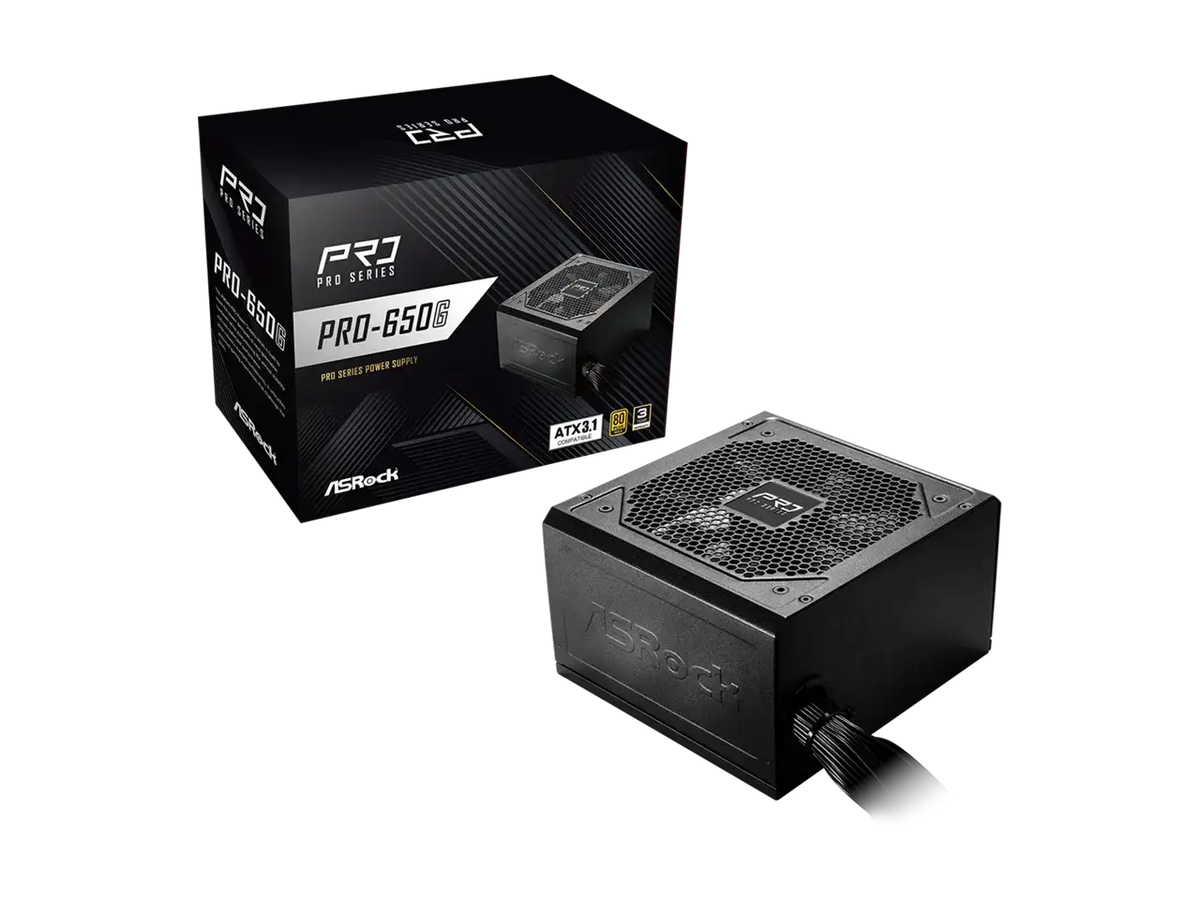 ASRock PRO Series W Power Supply for Everyday Projects — product view 2