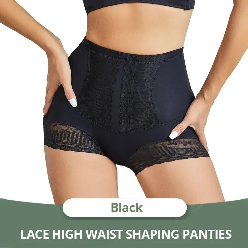 Flarixa Lace Safety Shorts Tummy Control Butt Lift Pants