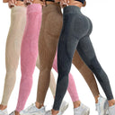 Women Yoga Leggings 2 Pack High Waisted Butt Lift