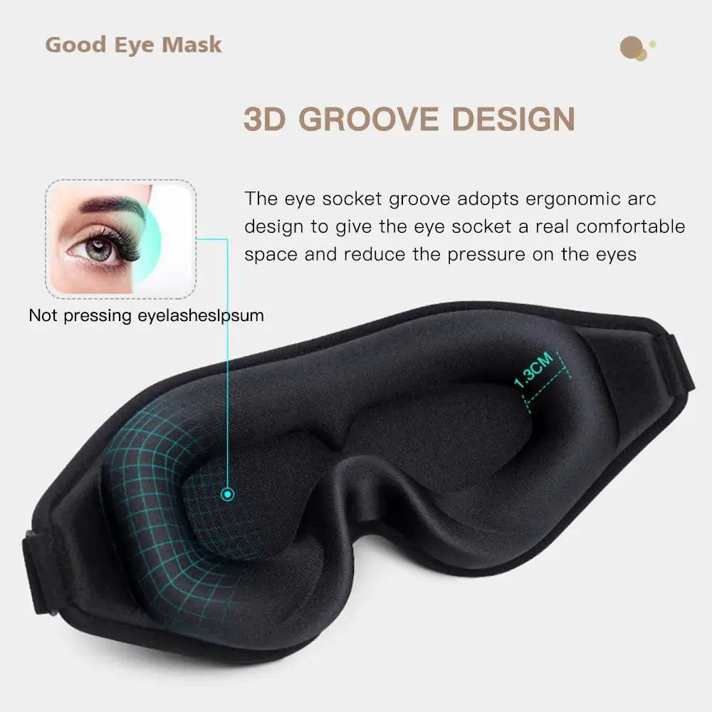 Luxurious Sleep Mask for Uninterrupted Sleep and Comfort