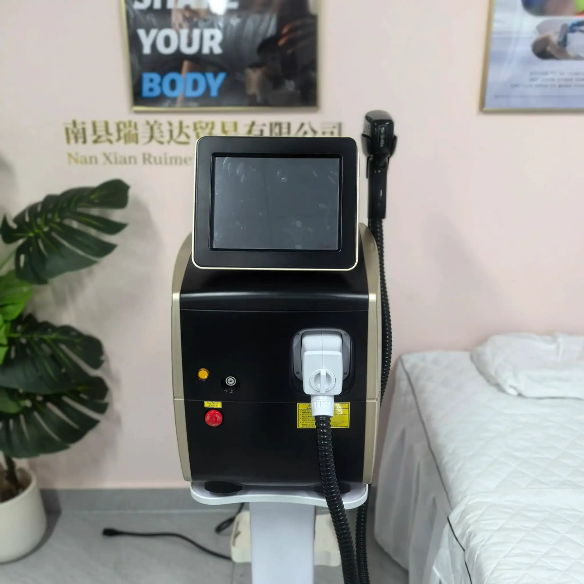 Portable 4000w Diode Machine 755nm/808nm/1064nm Hair Removal Series Ice Cooling Skin Rejuvenation 808nm for Face and Body