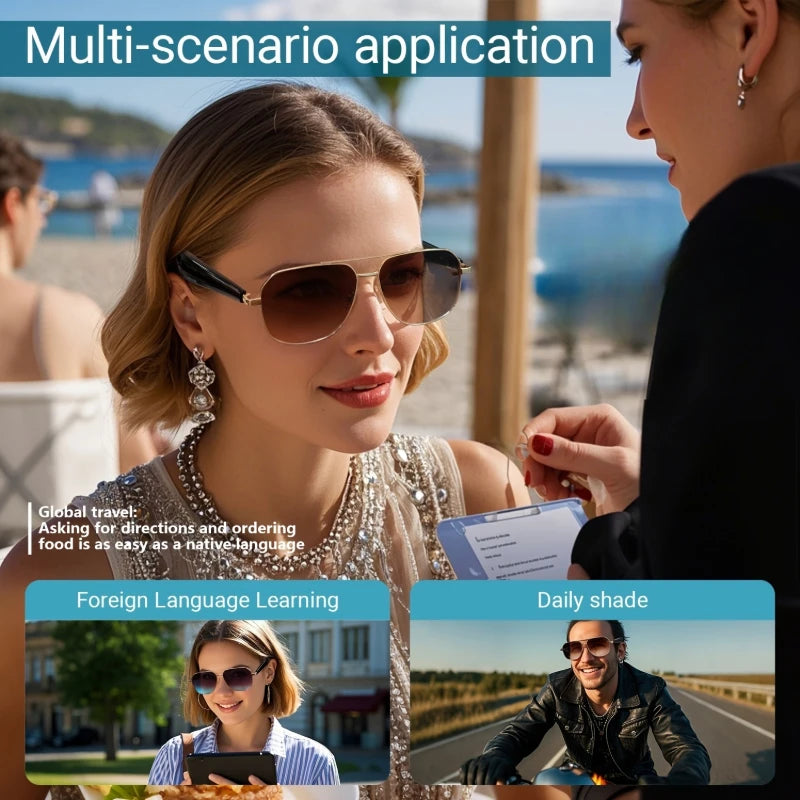 AI Translation Glasses wireless smart