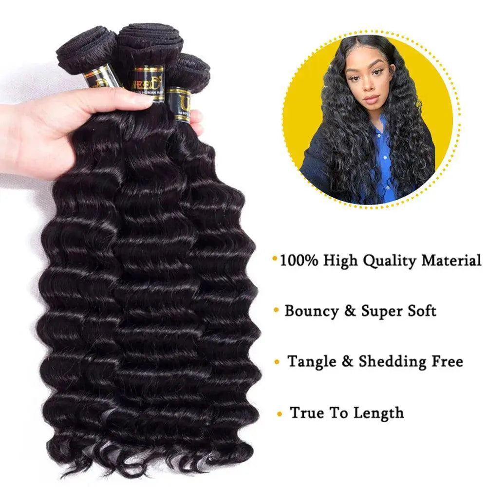 Peruvian Loose Deep Wave Hair Extensions Effortless Volume