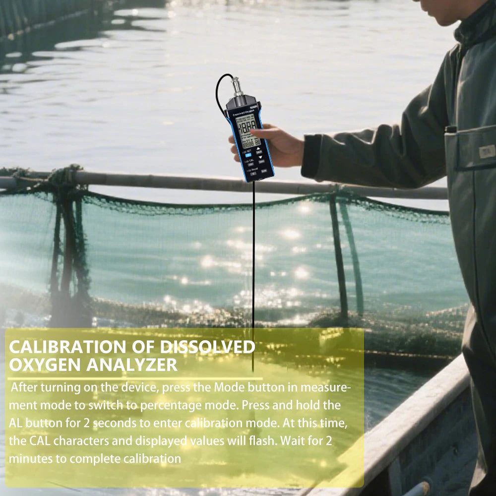 HOLDPEAK Dissolved Oxygen Meter, DO Meter, Digital DO Tester — product view 4