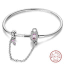 Cm Sterling Silver Pink Heart