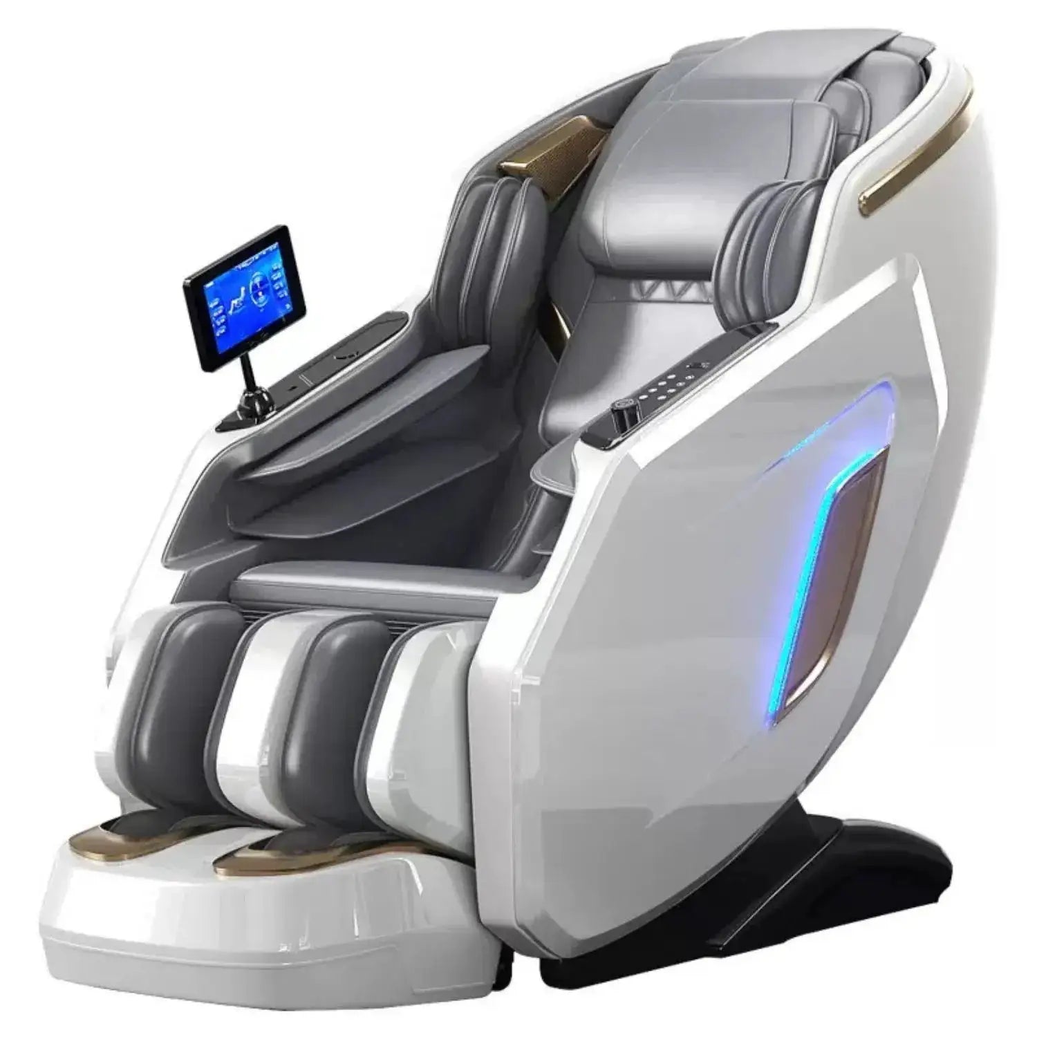 Ergonomic Zero Gravity Massage Chair, Shiatsu Technology, Full Body Airbags, Foot Roller, Calf Kneading, Bluetooth, Home Comfort