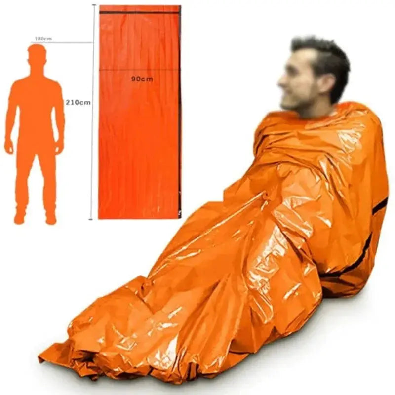 Portable Waterproof Mylar Emergency Sleeping Bag Outdoor