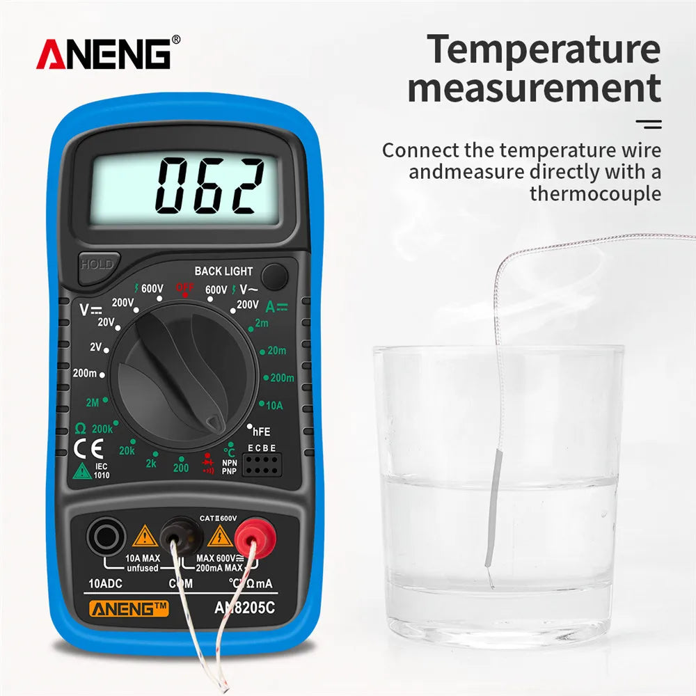 Aneng Portable Digital Multimeter Ac/Dc