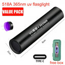 365nm UV Flashlight Rechargeable Pet Urine Detector