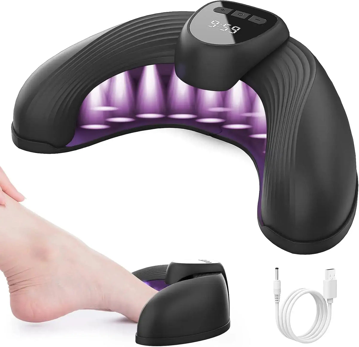Rechargeable Nail Fungus Light Therapy Device Blue Light — product view 2
