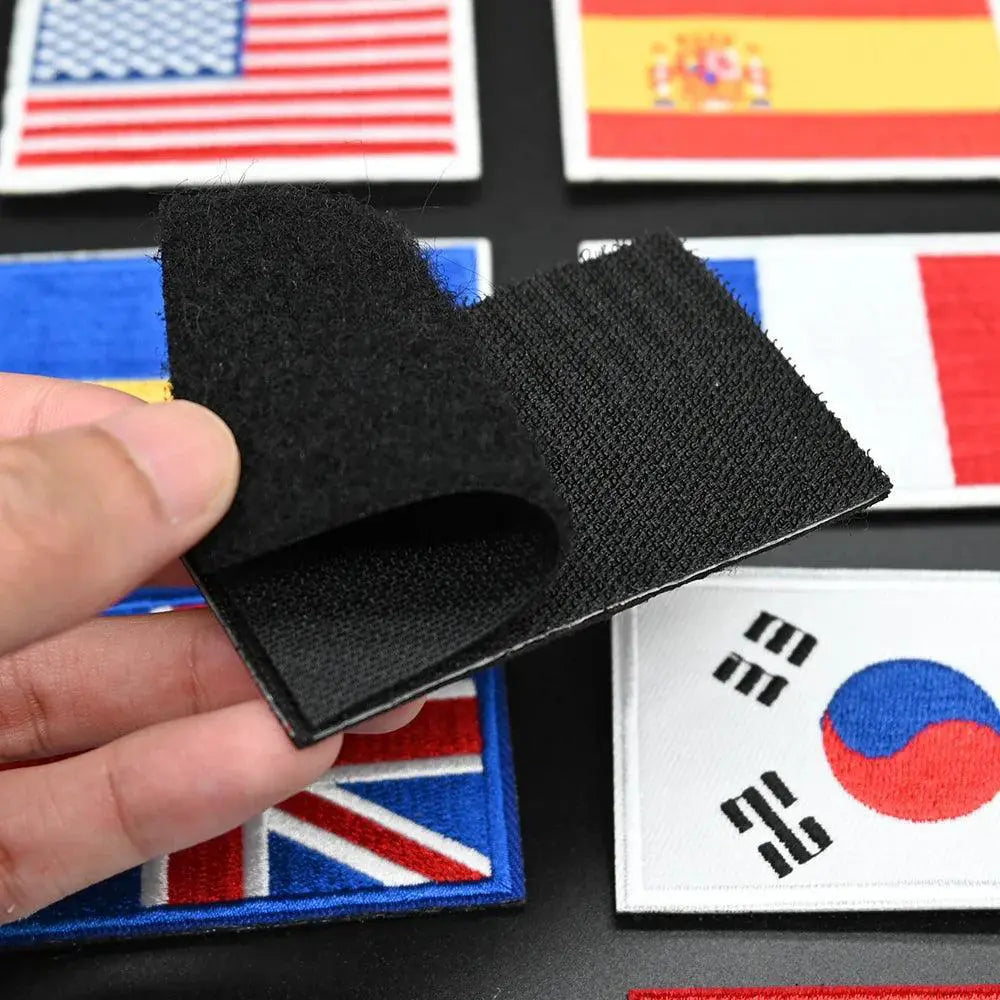 Embroidered Flag Patches For Custom Military Backpack Gear