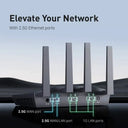 GL.iNet Flint home and office router, Wi-Fi Ethernet ports,Parental control