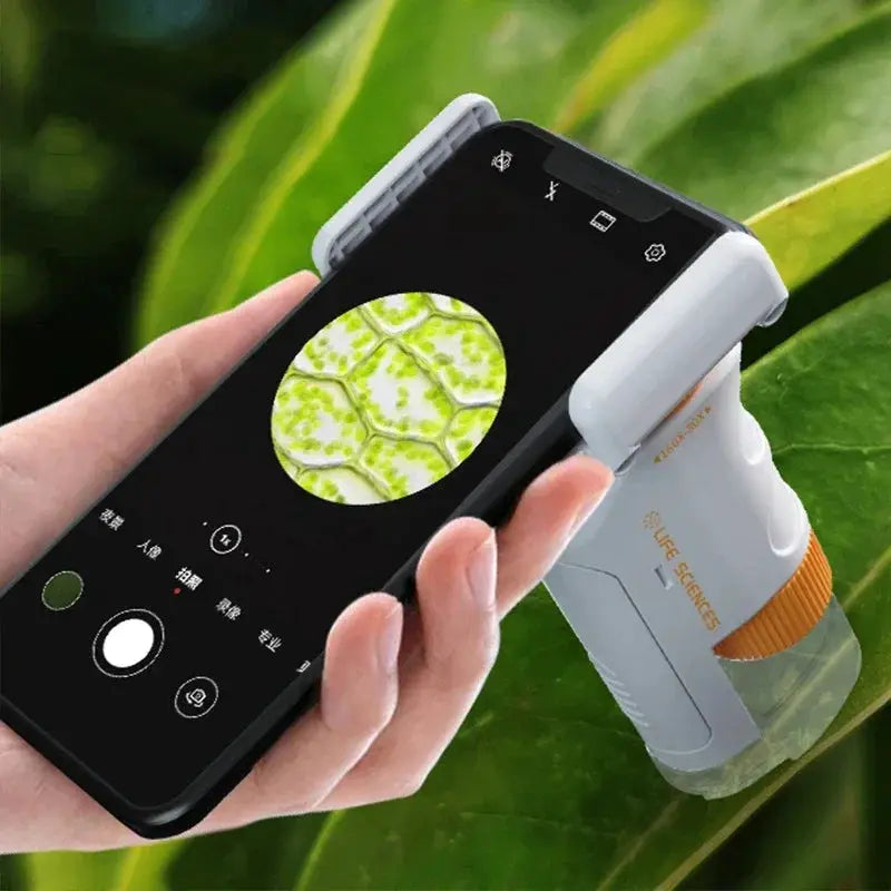 Kid Science Pocket Microscope Toy Kit 60 To 120x Educational