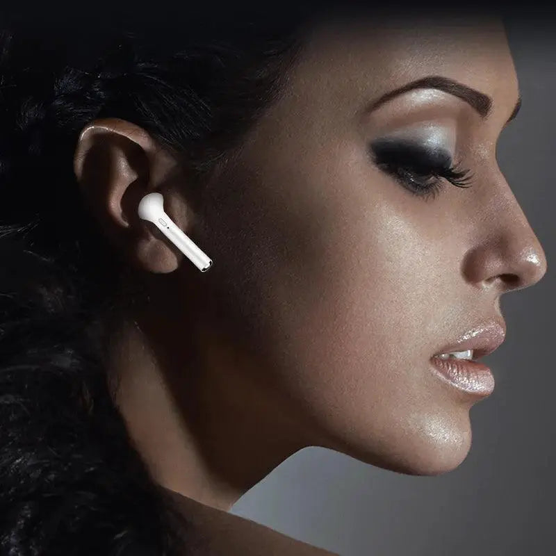 I7 Mini TWS Bluetooth Earbuds With Voice Alerts And Wireless