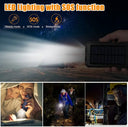 Solar Power Bank - 80000Mah Super Bright Light