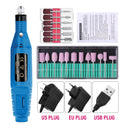 Nail Drill: Portable Professional Electric Nail Drill Machine Set