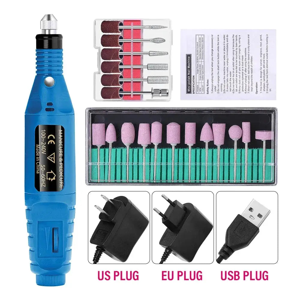 Portable Nail Drill Set for Mobile Pros — product view 10