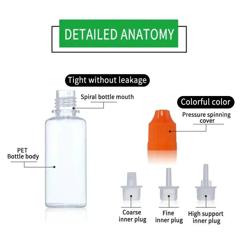 Assorted Dropper Bottles Set Portable Paint Containers