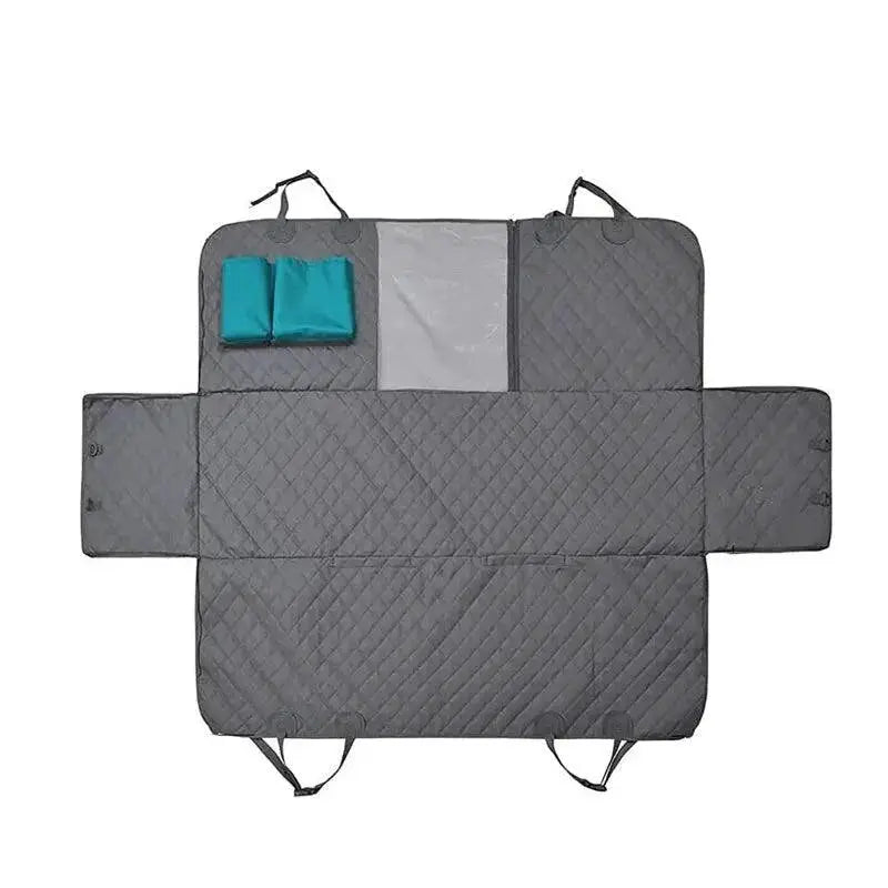 Double Zipper Waterproof Car Pet Seat Pad Rear Seat Cover