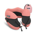 Memory Foam U-Shape Travel Pillow with Adjustable Support