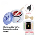200CC Wax Heater Warmer Hair Removal Machine For Hand Foot Body SPA Epilator Paraffin Wax Pot +Wax Beans + Wood Sticks