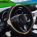 Breathable Leather Steering Wheel Cover